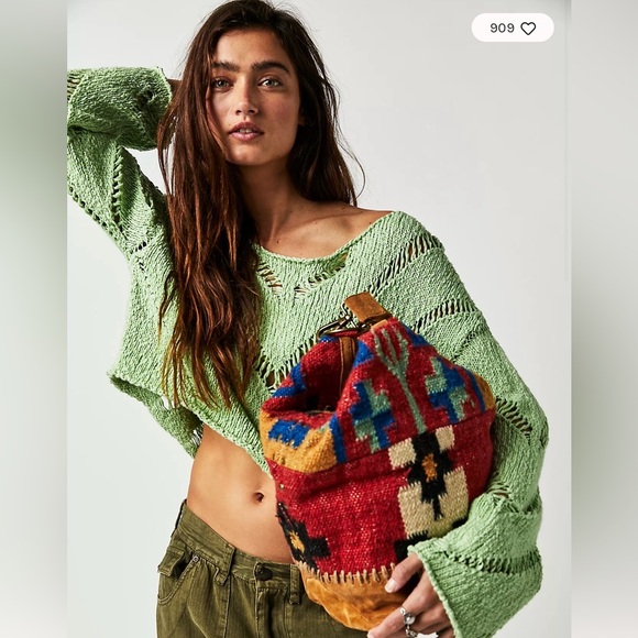 Free People Handbags - NWT Free People Heat Wave Sling Bag Warm Meadow